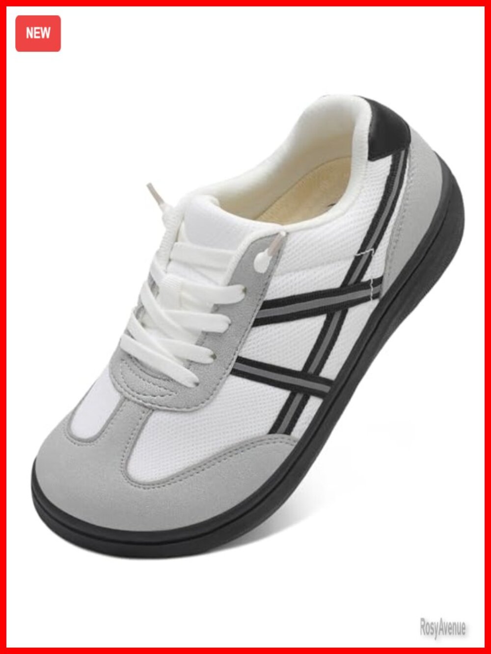 Women's Wide Toe Box Walking Shoes Barefoot Slip-On Sneakers